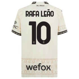 Maglia A.C. Milan Rafael Leao 10 Quarta Divisa 2023-24 Bianca